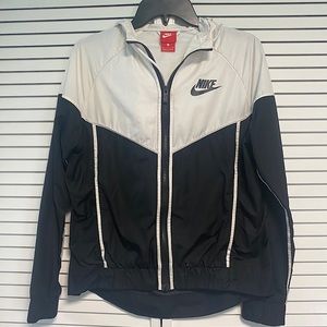 Nike windbreaker, Small.  Black and white
